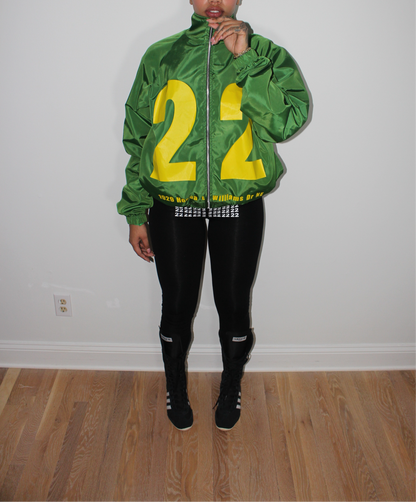 1. Green 22 Oversized Windbreaker UNISEX